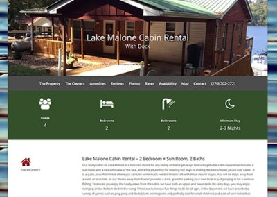 Lake Malone Cabin Rental